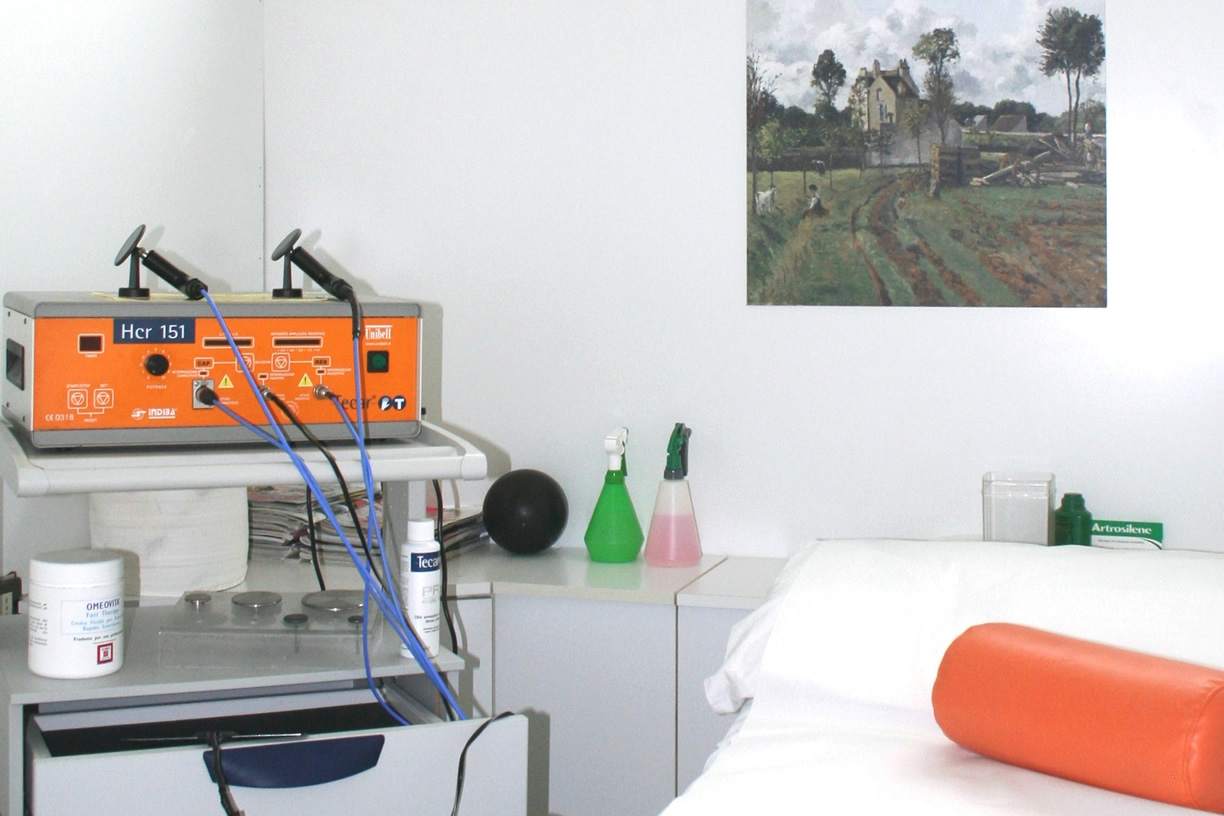 Sala dedicata alla Tecar terapia ad Umbertide