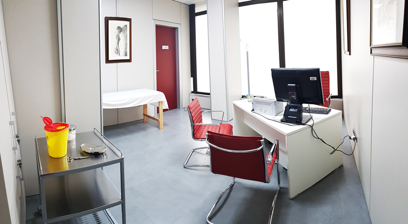 Sala visite sede di Perugia